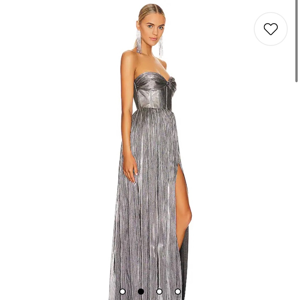 Bronx and Banco Silver Florence Gown